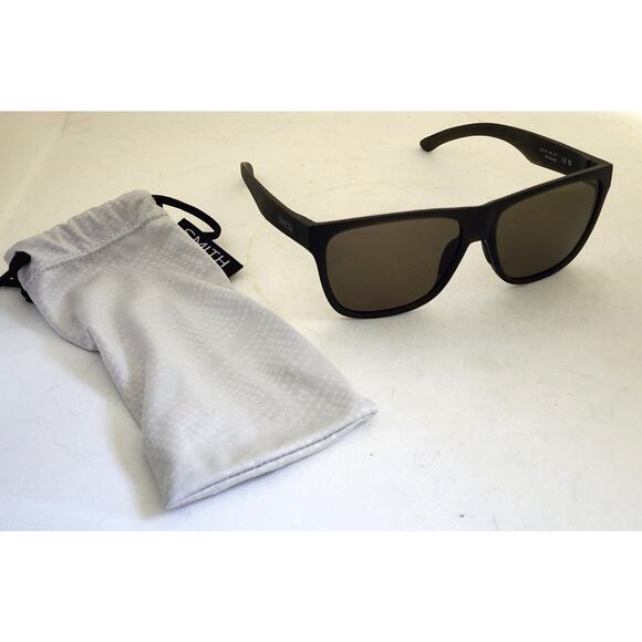 SUNGLASSES-SMITH-LOWDOWN XL 2-Matte Moss Crystal-60-16 145 (l7)-CP Polarized - Picture 1 of 10